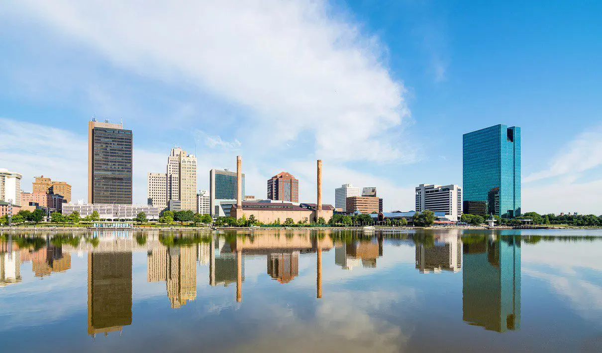 Toledo Skyline from Maumee River.