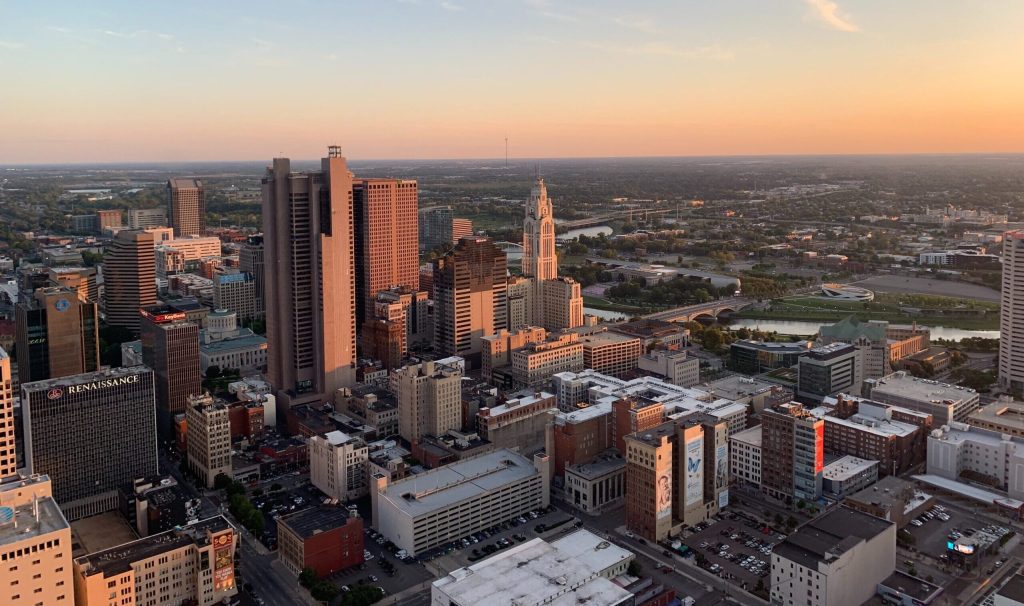 Columbus ohio skyline